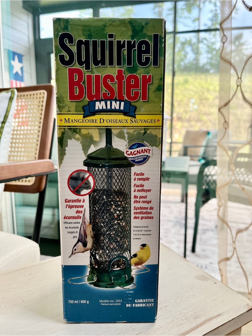 Squirrel Buster Mini Wild Bird Feeder - Green - NIB - Picture 6 of 8